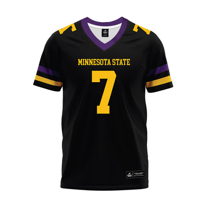 Minn. St. - NCAA Football : Rashad McKinley - Black Premium Football Jersey-0