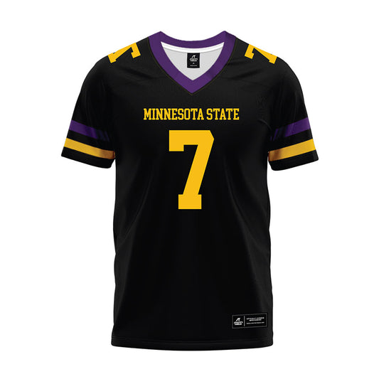 Minn. St. - NCAA Football : Rashad McKinley - Black Premium Football Jersey-0