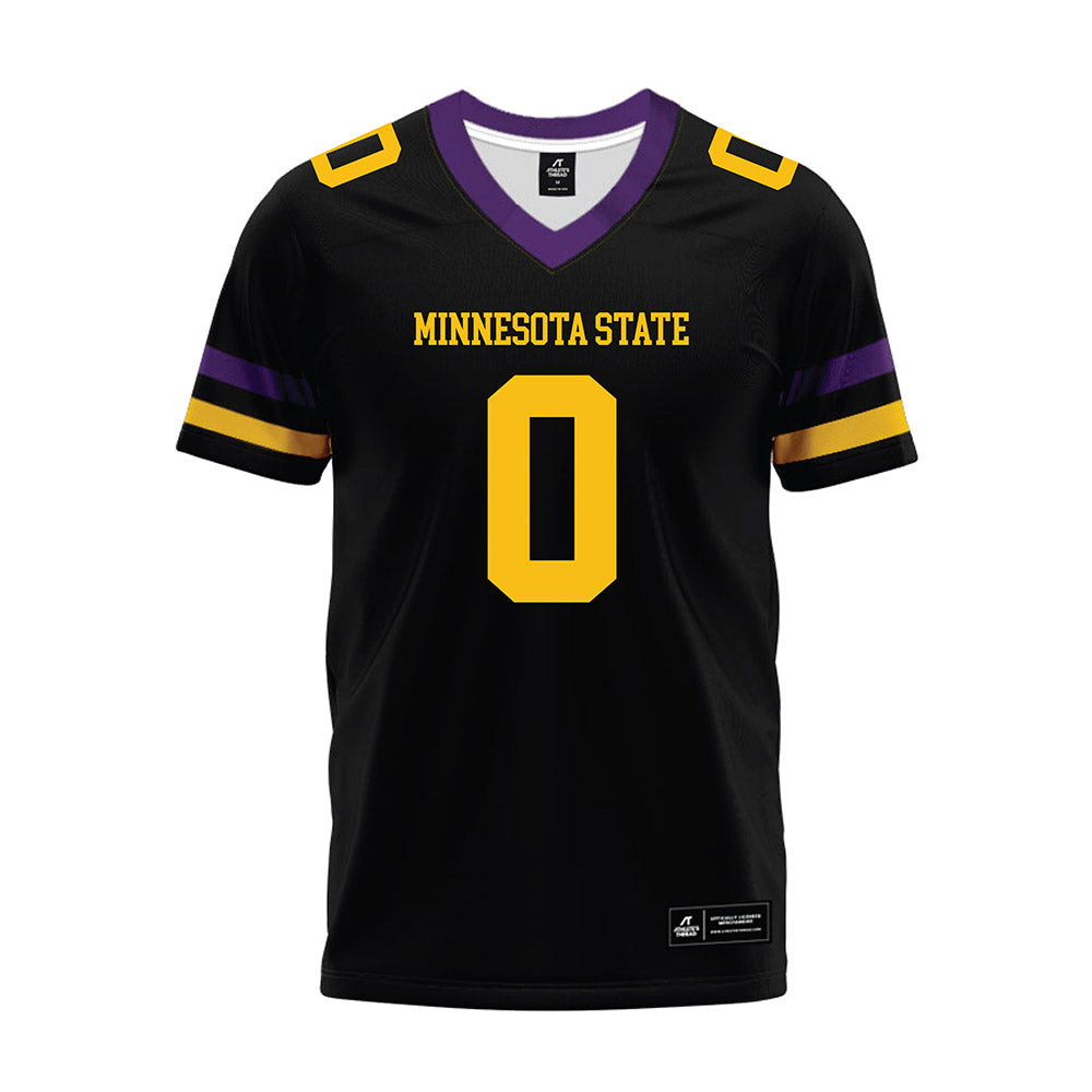 Minn. St. - NCAA Football : Jefferson Mobry - Black Premium Football Jersey-0