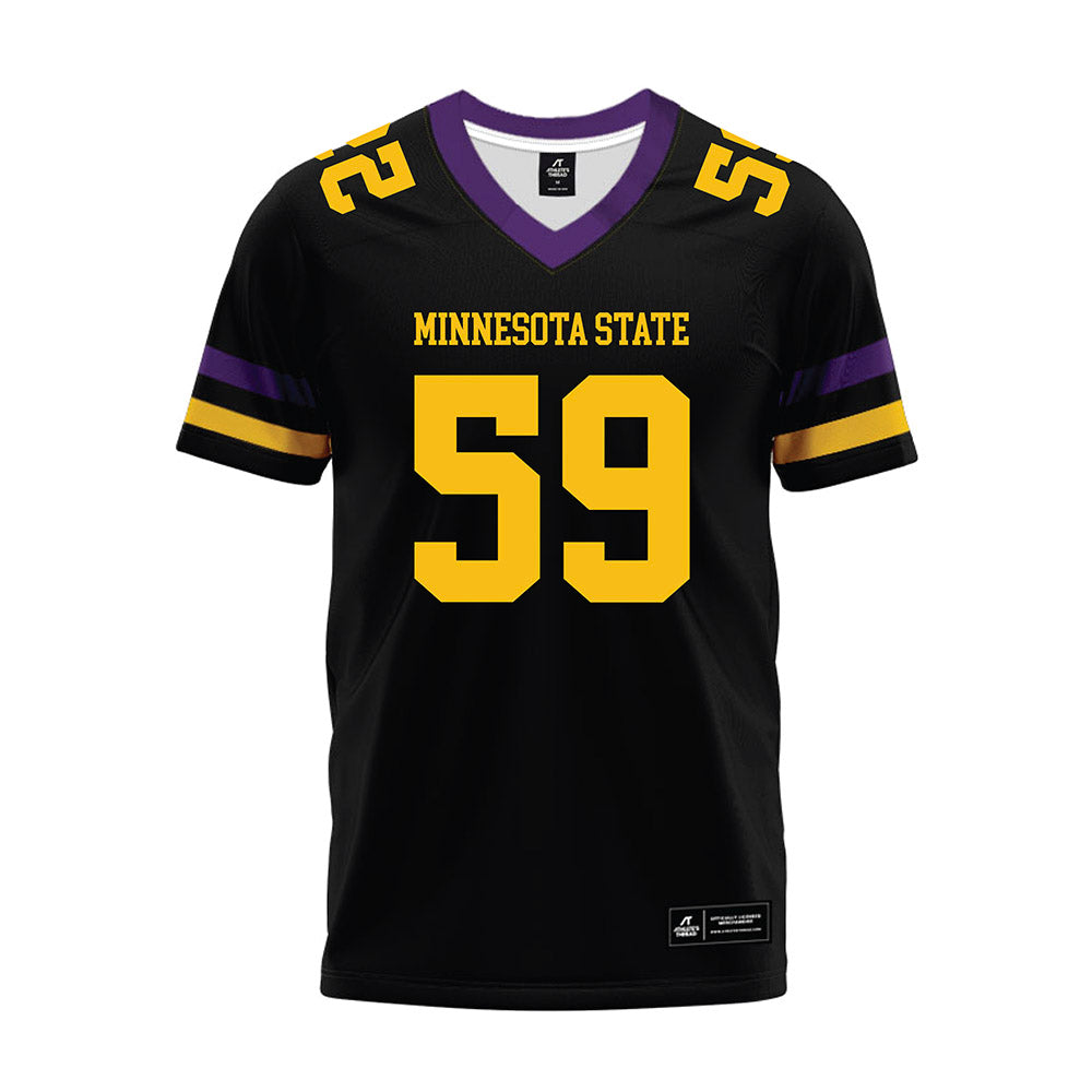 Minn. St. - NCAA Football : Jazarri Jackson - Black Premium Football Jersey-0