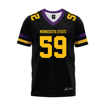 Minn. St. - NCAA Football : Jazarri Jackson - Black Premium Football Jersey-0