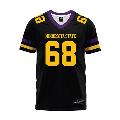 Minn. St. - NCAA Football : Logan Beaty - Black Premium Football Jersey-0