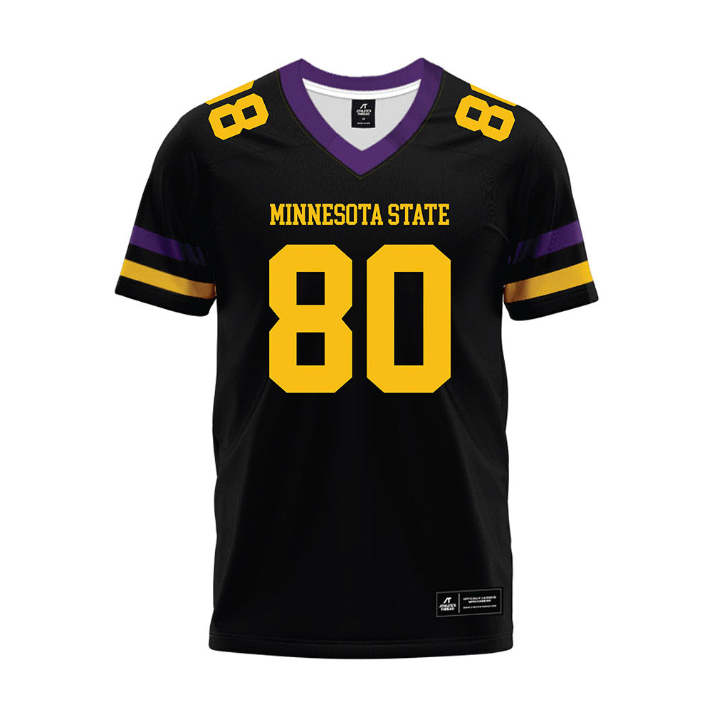 Minn. St. - NCAA Football : Madden Mahr - Black Premium Football Jersey-0