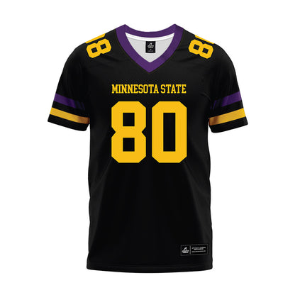 Minn. St. - NCAA Football : Madden Mahr - Black Premium Football Jersey-0