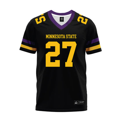 Minn. St. - NCAA Football : Tyler Moss - Black Premium Football Jersey-0