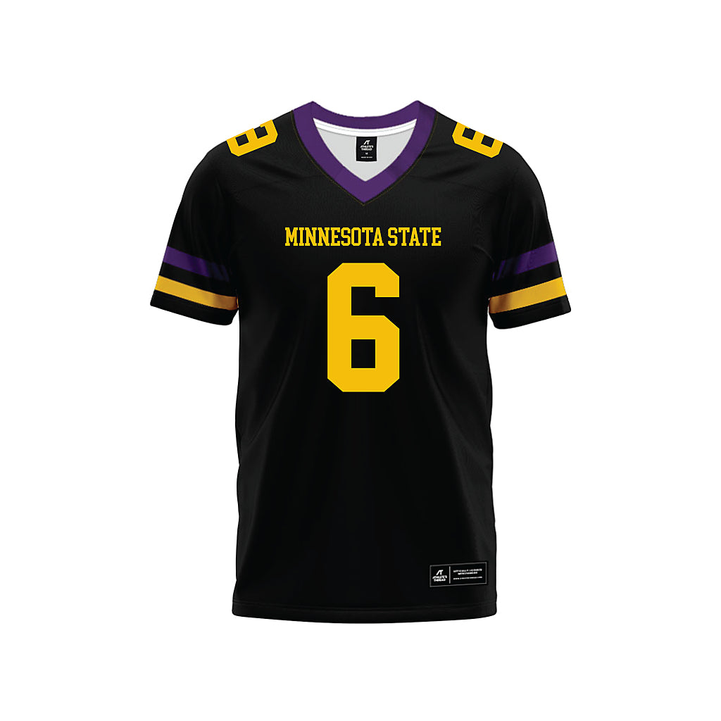 Minn. St. - NCAA Football : Antoine Johnson Jr - Black Premium Football Jersey-0