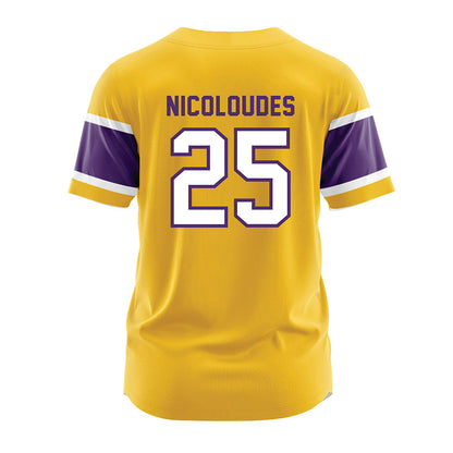 Minn. St. - NCAA Baseball : Pambos Nicoloudes - Gold Jersey-1
