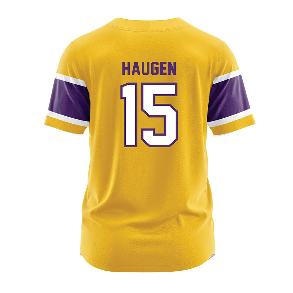 Minn. St. - NCAA Baseball : Sam Haugen - Gold Jersey-1