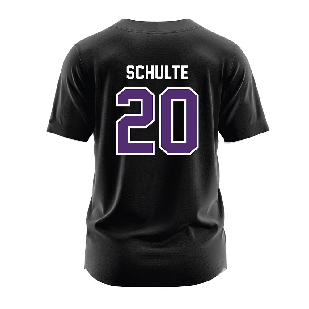 Minn. St. - NCAA Baseball : Brody Schulte - Black Jersey-1