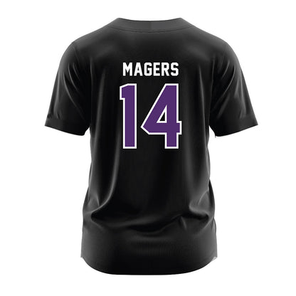 Minn. St. - NCAA Baseball : Louis Magers - Black Jersey-1