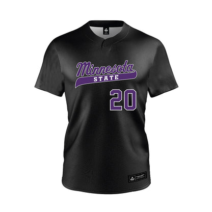 Minn. St. - NCAA Baseball : Brody Schulte - Black Jersey-0