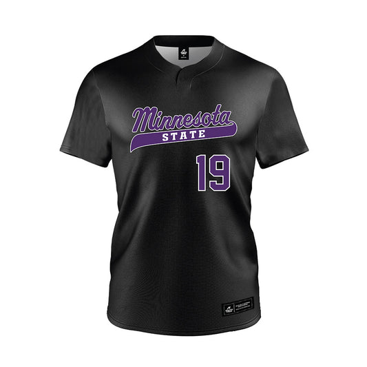 Minn. St. - NCAA Baseball : Benjamin Irsfeld - Black Jersey-0