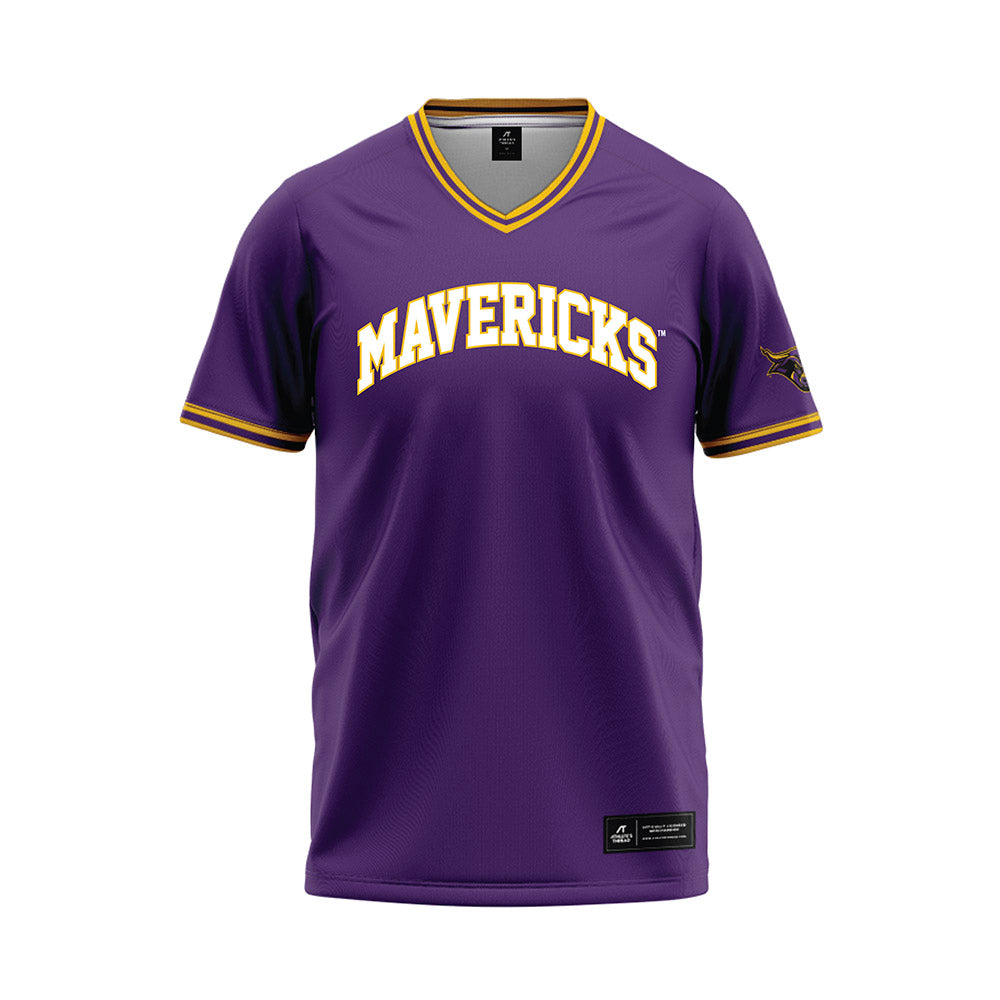 Minn. St. - NCAA Baseball : Matt Magers - Purple Baseball Jersey-0
