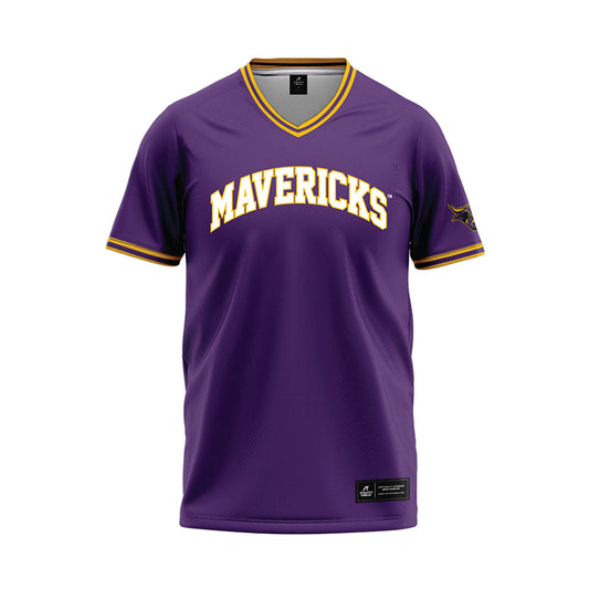 Minn. St. - NCAA Baseball : Matt Magers - Purple Baseball Jersey-0
