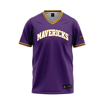 Minn. St. - NCAA Baseball : P.J. McIntee - Purple Baseball Jersey-0