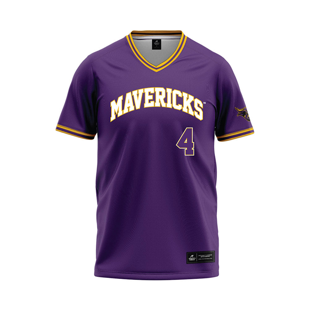 Minn. St. - NCAA Baseball : CJ TRASK - Purple Baseball Jersey-0