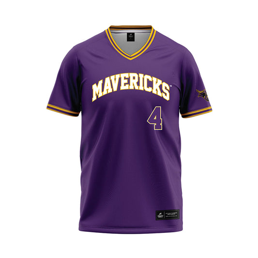 Minn. St. - NCAA Baseball : CJ TRASK - Purple Baseball Jersey-0