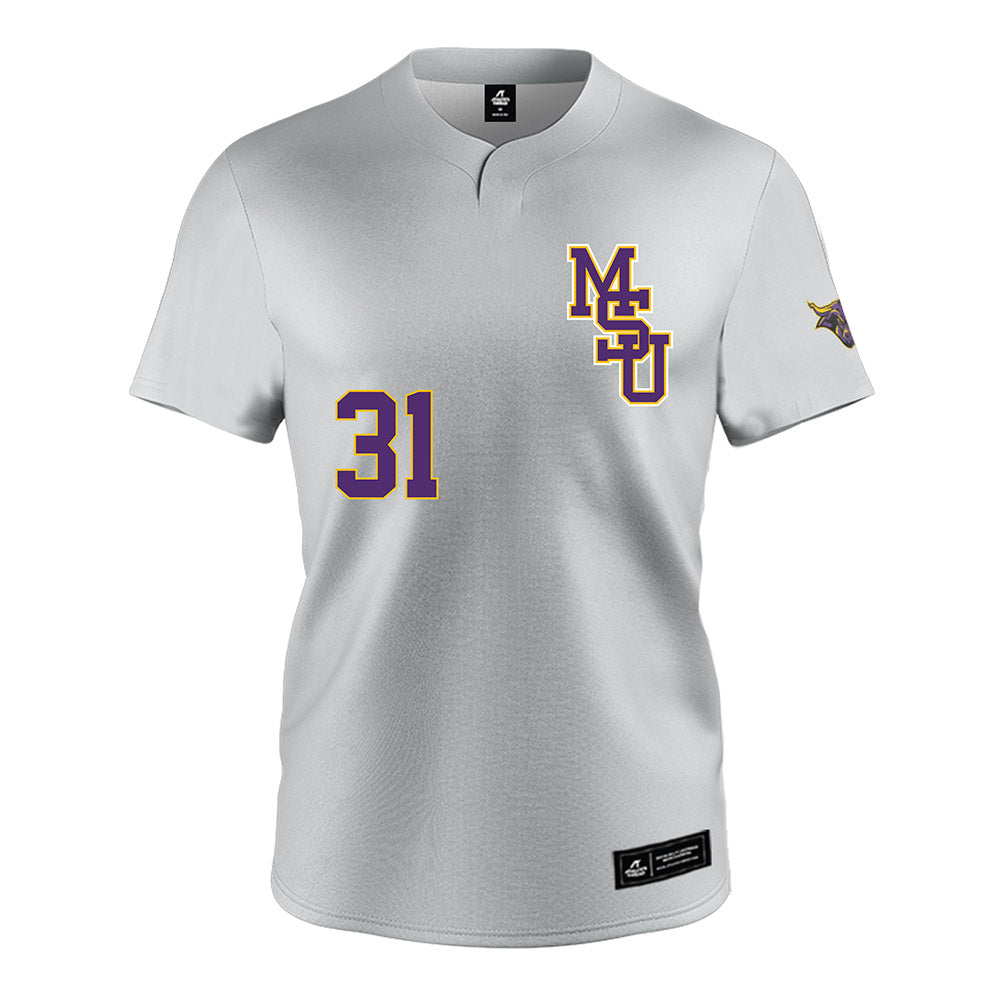 Minn. St. - NCAA Baseball : Marshall Gordon - Grey Jersey-0