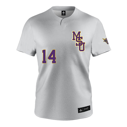Minn. St. - NCAA Baseball : Louis Magers - Grey Jersey-0