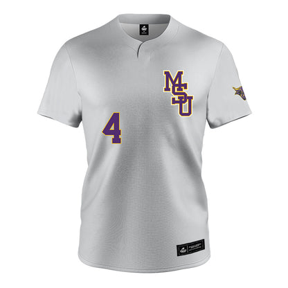 Minn. St. - NCAA Baseball : CJ TRASK - Grey Jersey-0