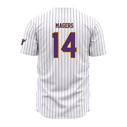 Minn. St. - NCAA Baseball : Louis Magers - White Jersey-1