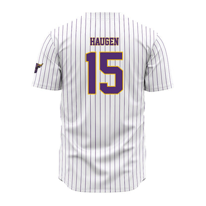 Minn. St. - NCAA Baseball : Sam Haugen - White Jersey-1