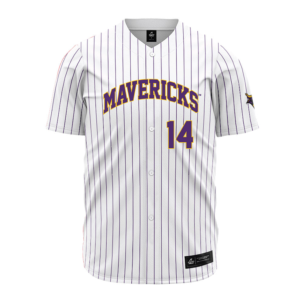 Minn. St. - NCAA Baseball : Louis Magers - White Jersey-0