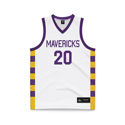 Minn. St. - NCAA Men's Basketball : Chase Bartlett - White Basketball Jersey-0