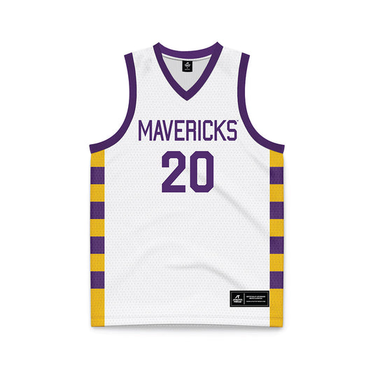 Minn. St. - NCAA Men's Basketball : Chase Bartlett - White Basketball Jersey-0