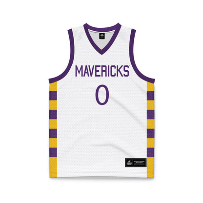 Minn. St. - NCAA Men's Basketball : Carson Schweim - White Basketball Jersey-0