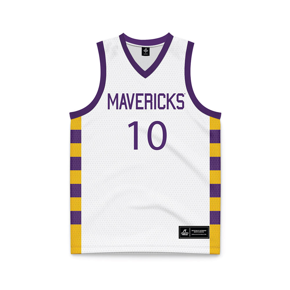 Minn. St. - NCAA Men's Basketball : Will Opsahl - White Basketball Jersey-0