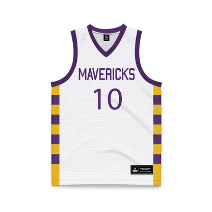 Minn. St. - NCAA Men's Basketball : Will Opsahl - White Basketball Jersey-0