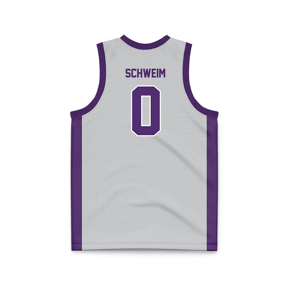 Minn. St. - NCAA Men's Basketball : Carson Schweim - Grey Basketball Jersey-1