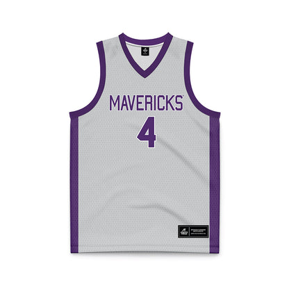 Minn. St. - NCAA Men's Basketball : Aric Walls - Grey Basketball Jersey-0