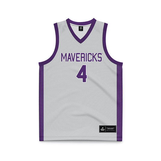 Minn. St. - NCAA Men's Basketball : Aric Walls - Grey Basketball Jersey-0