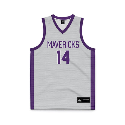 Minn. St. - NCAA Men's Basketball : Malcolm Jones - Grey Basketball Jersey-0