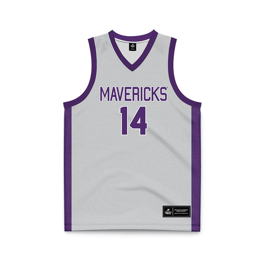 Minn. St. - NCAA Men's Basketball : Malcolm Jones - Grey Basketball Jersey-0