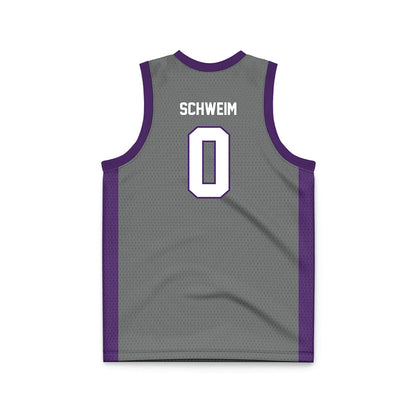 Minn. St. - NCAA Men's Basketball : Carson Schweim - Dark Grey Basketball Jersey-1