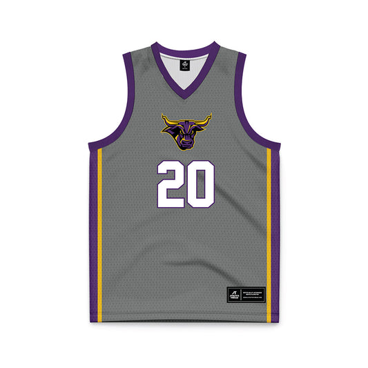 Minn. St. - NCAA Men's Basketball : Chase Bartlett - Dark Grey Basketball Jersey-0