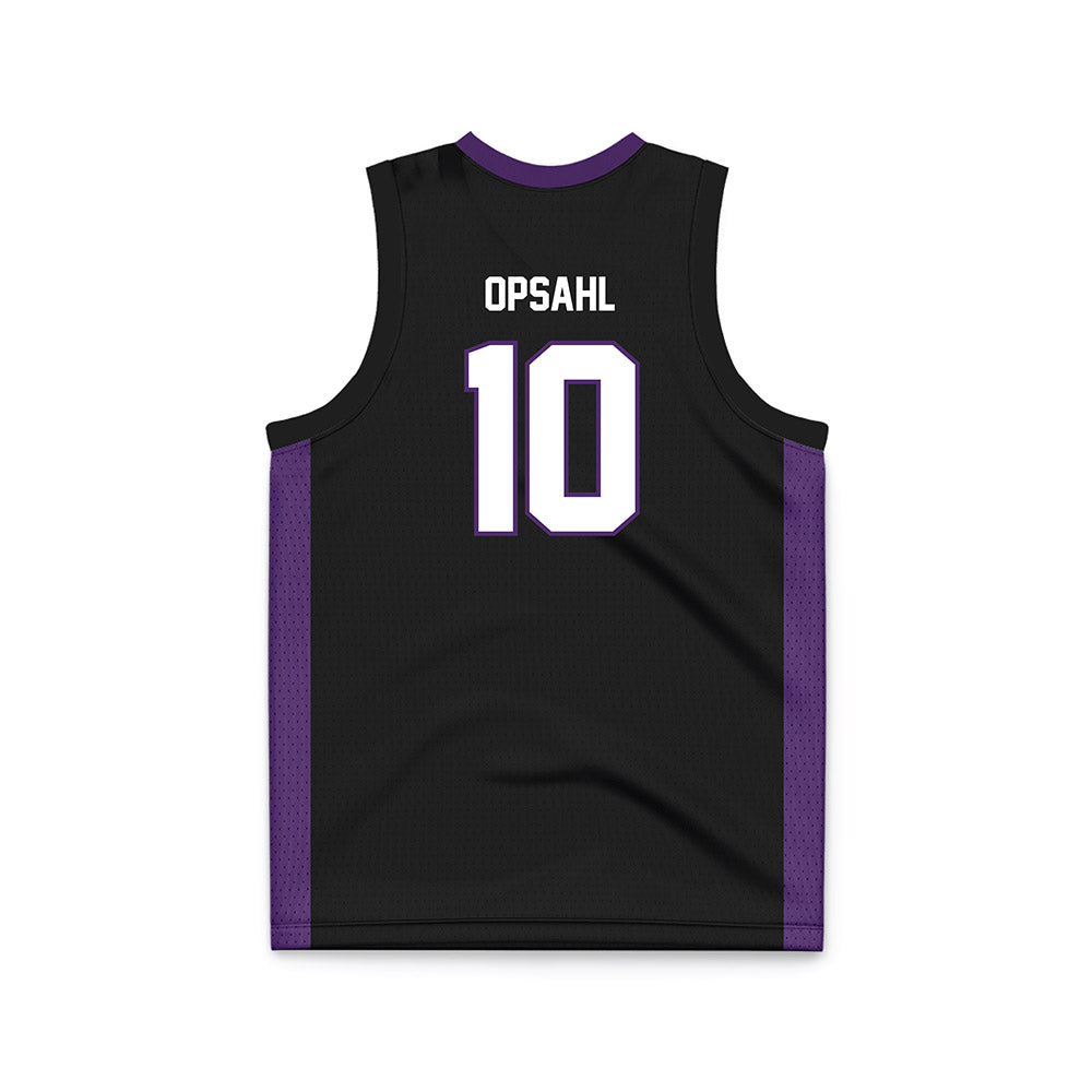 Minn. St. - NCAA Men's Basketball : Will Opsahl - Black Basketball Jersey-1