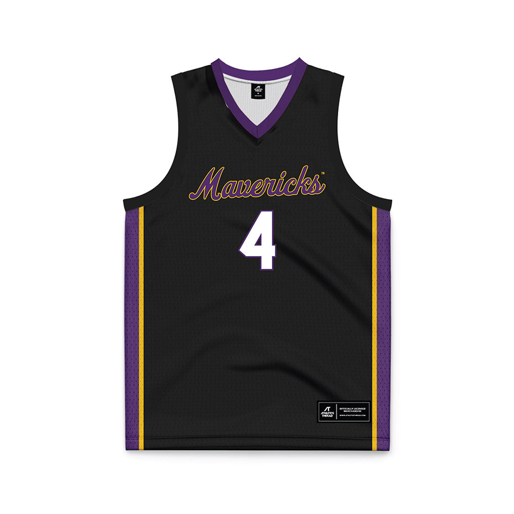 Minn. St. - NCAA Men's Basketball : Aric Walls - Black Basketball Jersey-0