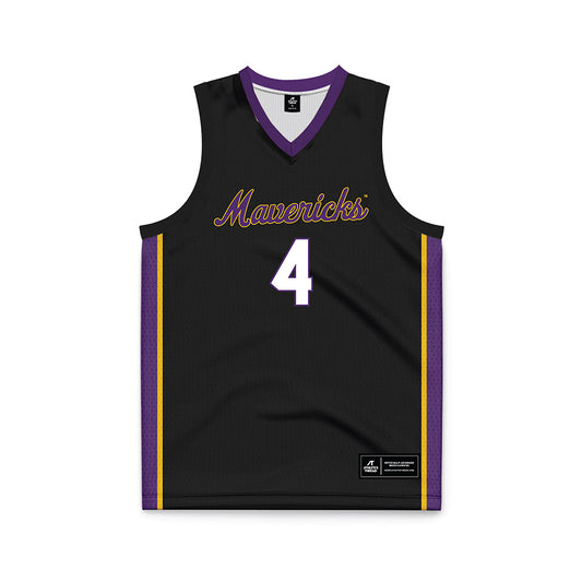 Minn. St. - NCAA Men's Basketball : Aric Walls - Black Basketball Jersey-0