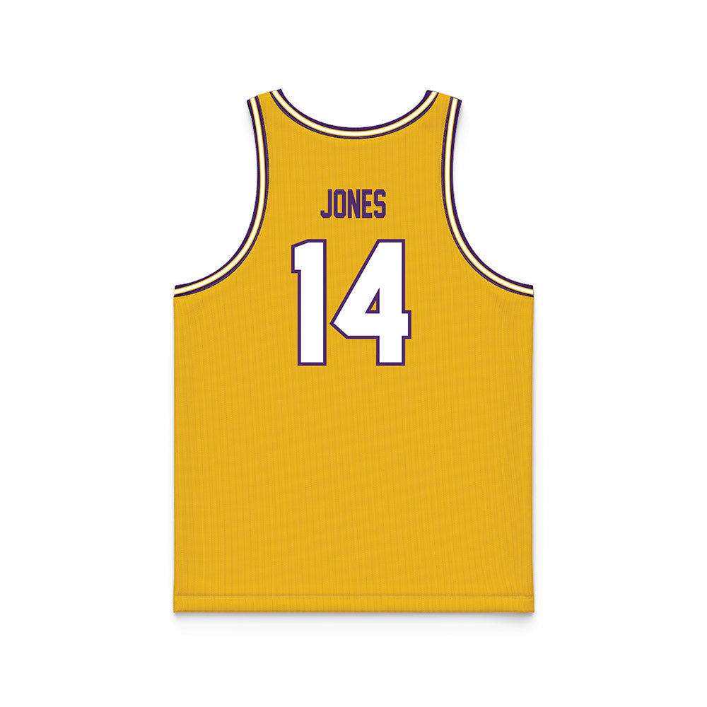 Minn. St. - NCAA Men's Basketball : Malcolm Jones - Gold Basketball Jersey-1