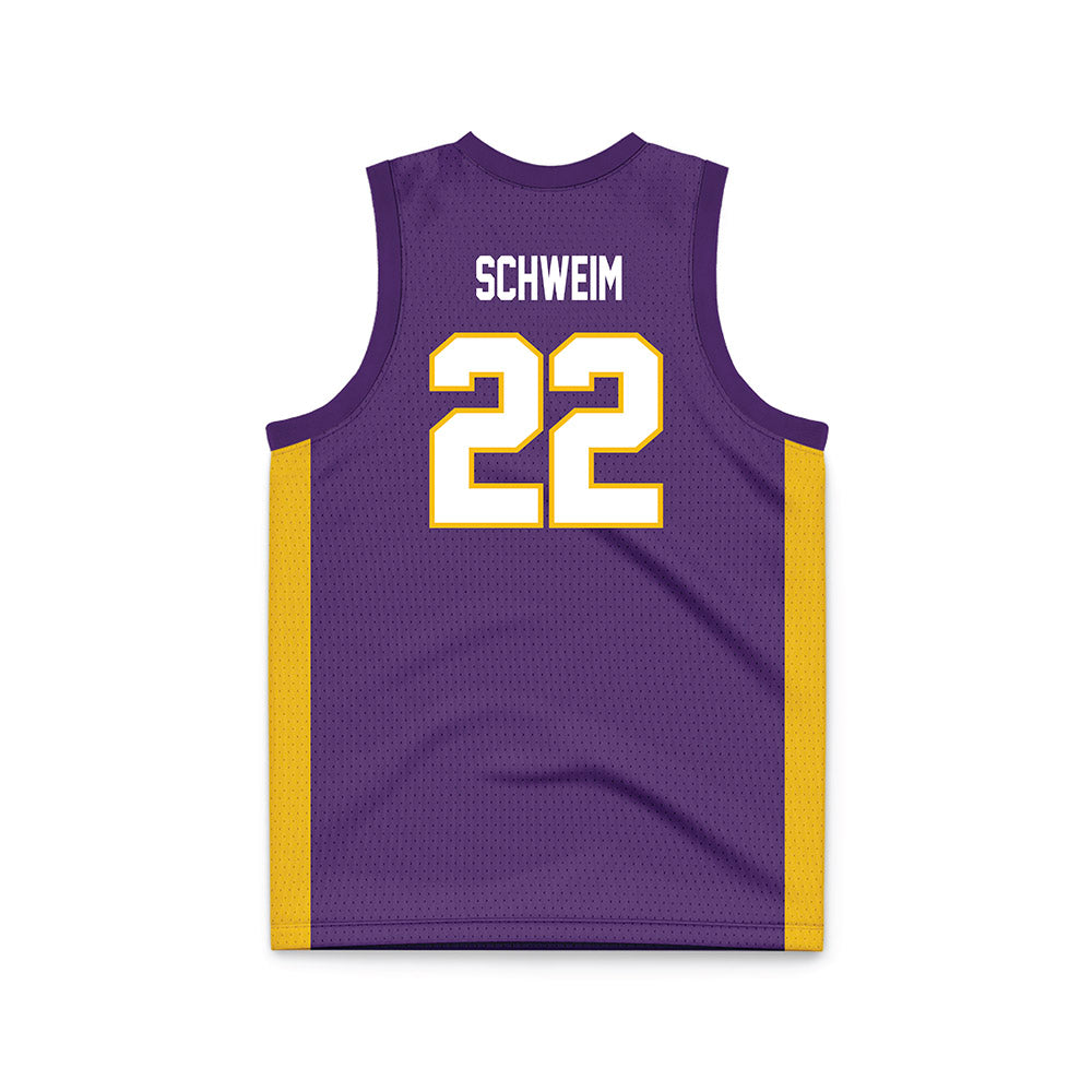 Minn. St. - NCAA Women's Basketball : Mackenzie Schweim - Purple Basketball Jersey-1