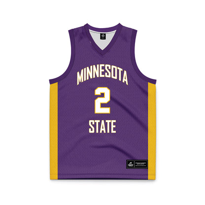 Minn. St. - NCAA Women's Basketball : Adeline Kent - Purple Basketball Jersey-0