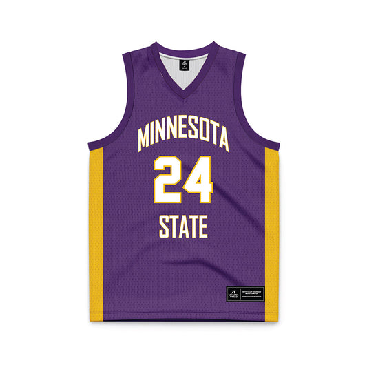 Minn. St. - NCAA Women's Basketball : Payton Morgan - Purple Basketball Jersey-0
