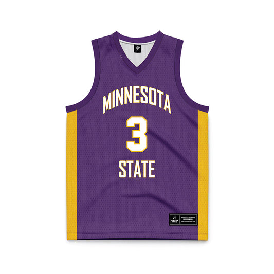 Minn. St. - NCAA Women's Basketball : Shantell Harden - Purple Basketball Jersey-0