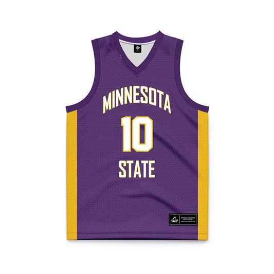 Minn. St. - NCAA Women's Basketball : Rhyan Holmgren - Purple Basketball Jersey-0