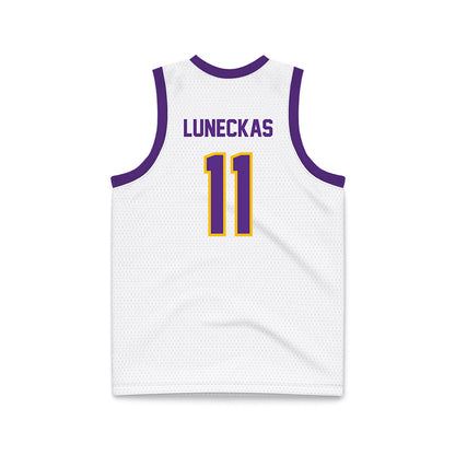 Minn. St. - NCAA Women's Basketball : Delaynie Luneckas - White Basketball Jersey-1