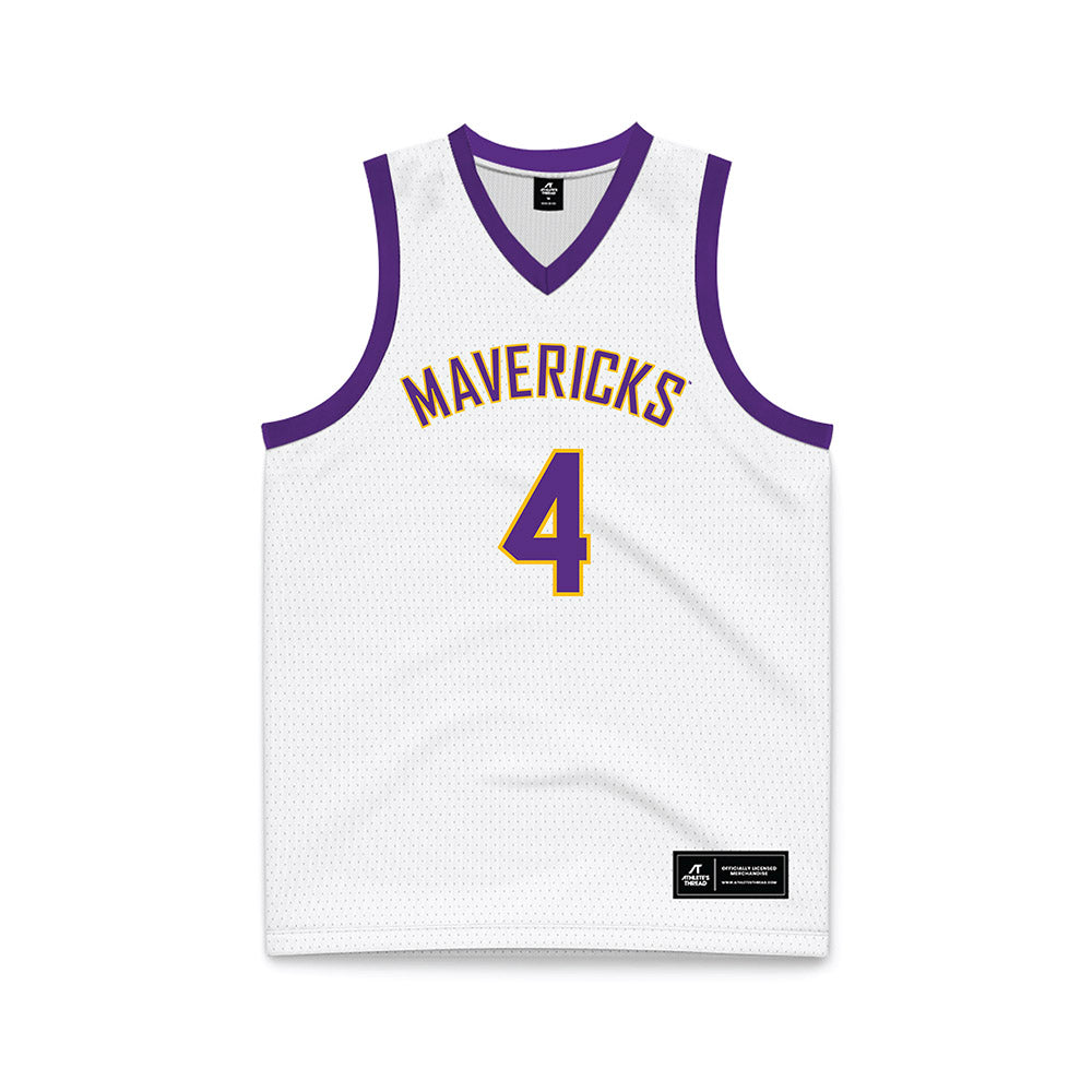 Minn. St. - NCAA Women's Basketball : August Palmer - White Basketball Jersey-0